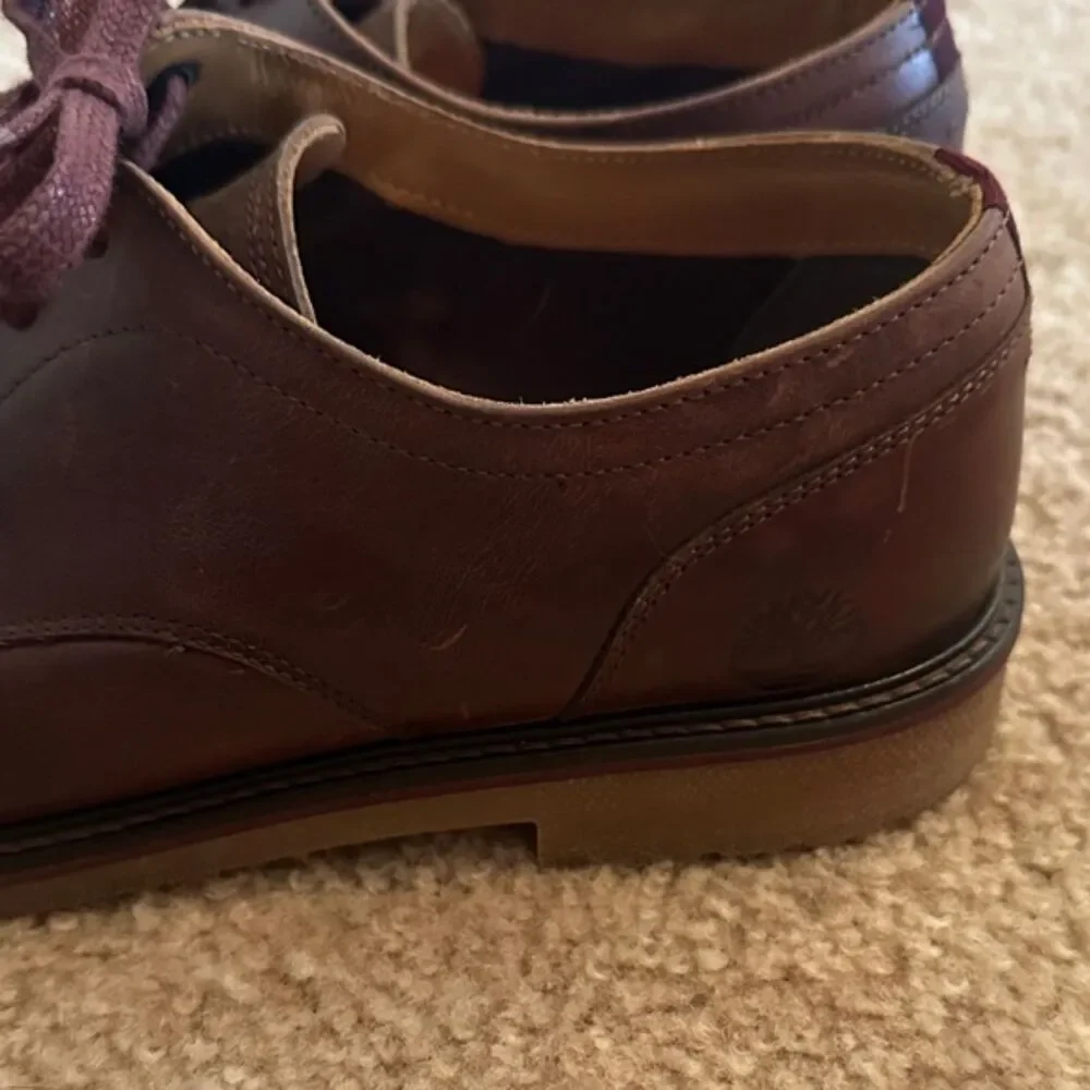Timberland Oakrock Oxford Dress Shoes Mens Size 8 Career Leather Preppy Business